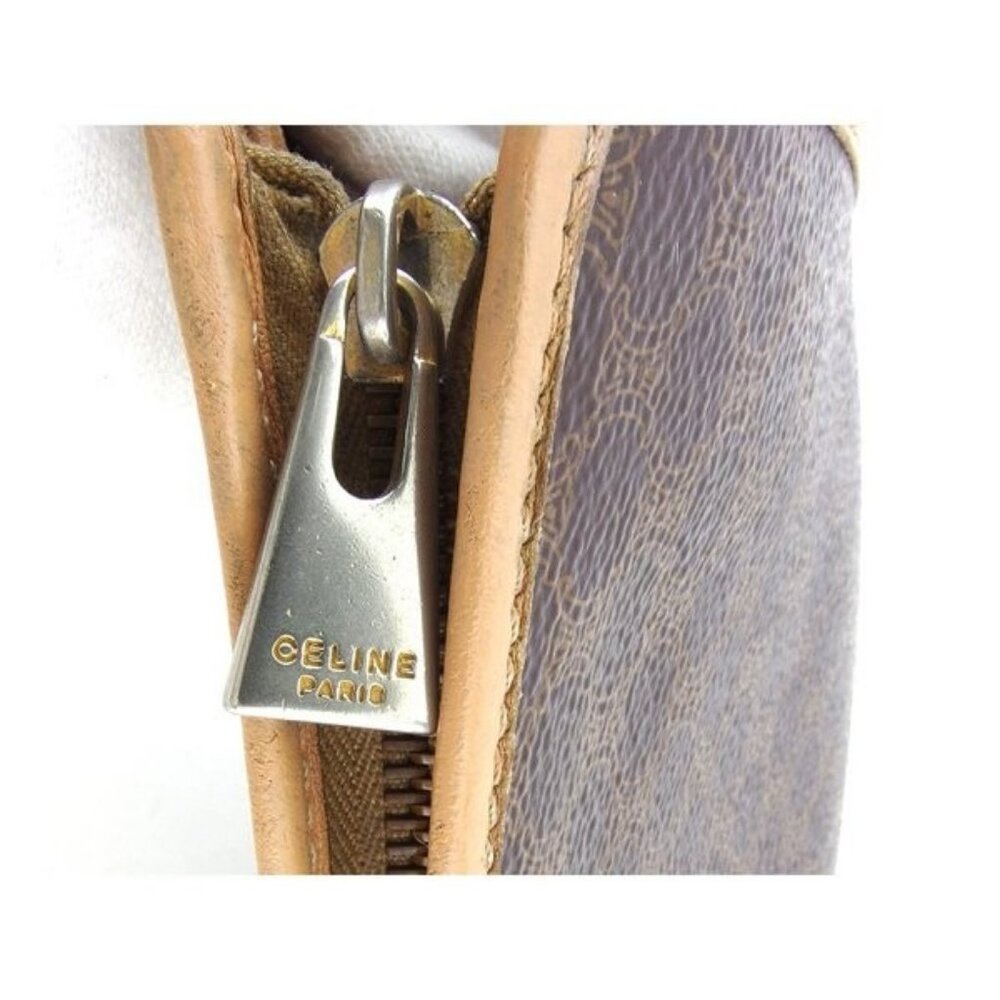 CELINE Clutch bag Brown beige Women Authentic secondhand - Picture 6 of 8